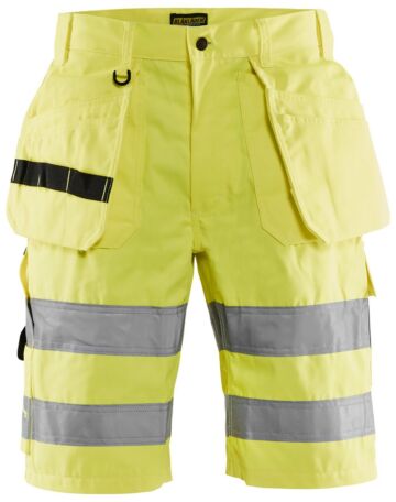 Blåkläder 1535-1811 High Vis Short met gereedschapszakken High Vis Geel