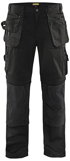 Blåkläder 1538-1860 Werkbroek Zip Off Zwart