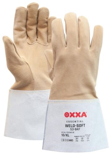 OXXA® Weld-Soft 53-847 lashandschoen geel-grijs maat 10/XL
