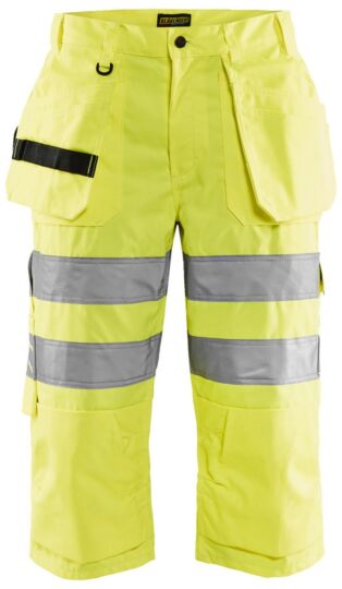 Blåkläder 1539-1811 High Vis piraatbroek met gereedschapszakken High Vis Geel