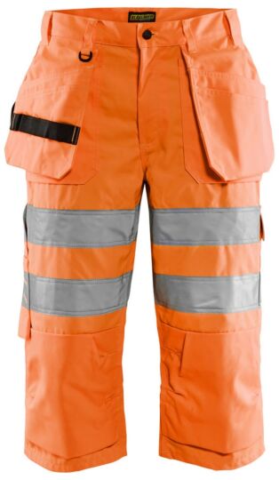 Blåkläder 1539-1811 High Vis piraatbroek met gereedschapszakken High Vis Oranje