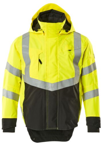 Mascot 15501-231 Shell jas Hi-Vis Geel/Zwart