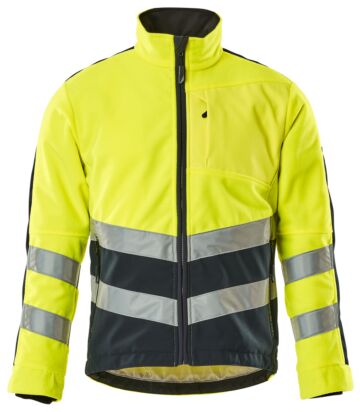 Mascot 15503-259 Fleece jas Hi-Vis Geel/Donkermarine