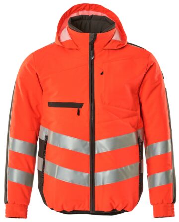 Mascot 15515-249 Jas Hi-Vis Rood/Donkerantraciet