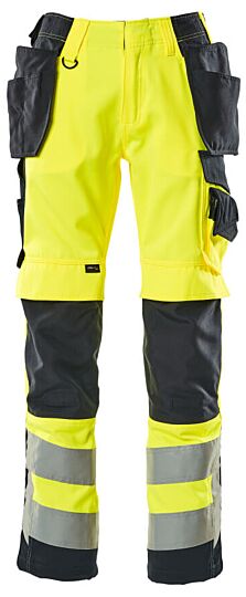 Mascot 15531-860 Broek met spijkerzakken Hi-Vis Geel/Donkermarine