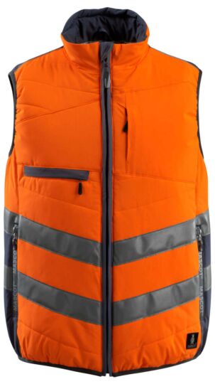 Mascot 15565-249 Wintervest Hi-Vis Oranje/Donkermarine