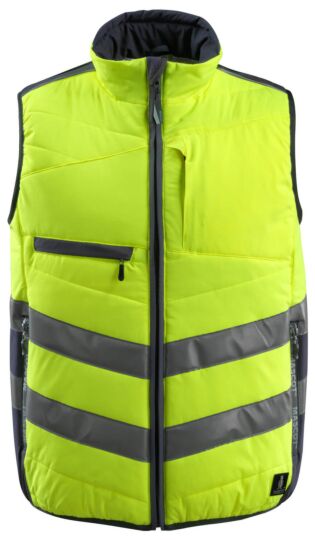 Mascot 15565-249 Wintervest Hi-Vis Geel/Donkermarine