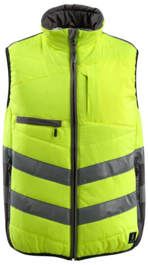 Mascot 15565-249 Wintervest Hi-Vis Geel/Donkerantraciet