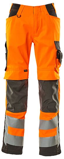 Mascot 15579-860 Broek met kniezakken Hi-Vis Oranje/Donkerantraciet