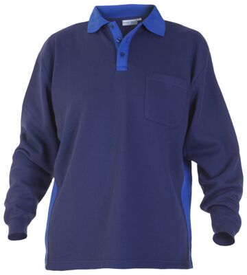 Hydrowear Tegelen Sweater Marineblauw/Kobalt