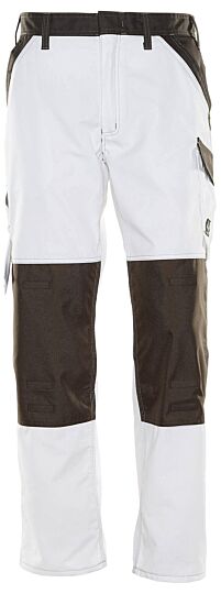 Mascot 15779-330 Broek met kniezakken Wit/Donkerantraciet