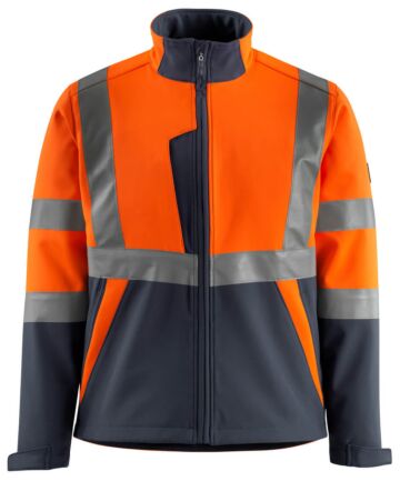 Mascot 15902-253 Softshell jas Hi-Vis Oranje/Donkermarine