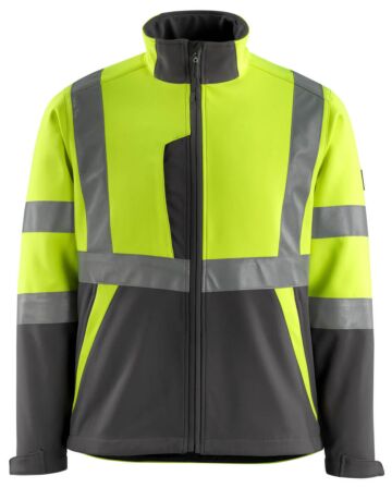 Mascot 15902-253 Softshell jas Hi-Vis Geel/Donkerantraciet