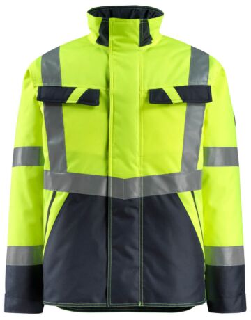 Mascot 15935-126 Winterjas Hi-Vis Geel/Donkermarine