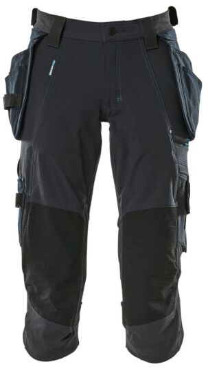 Mascot 17049-311 Driekwart broek met spijkerzakken Donkermarine