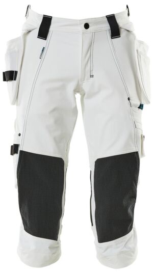 Mascot 17049-311 Driekwart broek met spijkerzakken Wit