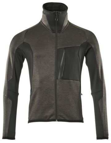 Mascot 17103-316 Fleecetrui met rits Donkerantraciet/Zwart
