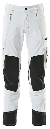 Mascot 17179-311 Broek met kniezakken Wit