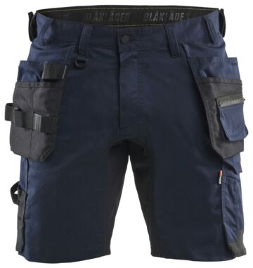 Blåkläder 1752-1832 Short 2-weg stretch met gereedschapszakken Donker marineblauw
