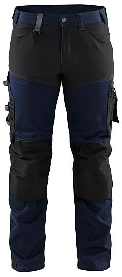 Blåkläder 1799-1860 Werkbroek met stretch Donker marineblauw/Zwart