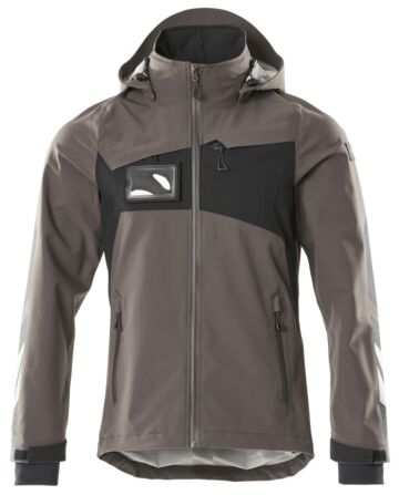 Mascot 18001-249 Shell jas Donkerantraciet/Zwart