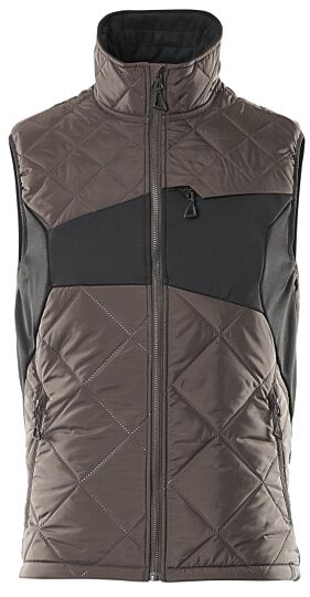 Mascot 18065-318 Thermobodywarmer Donkerantraciet/Zwart
