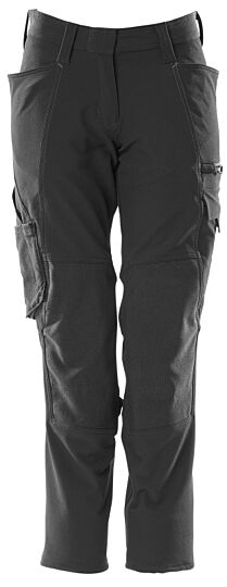 Mascot 18078-511 Dames Broek met kniezakken Zwart