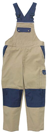 Hydrowear Putten Amerikaanse overall Khaki/Marineblauw
