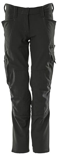 Mascot 18088-511 Dames Broek met kniezakken Zwart