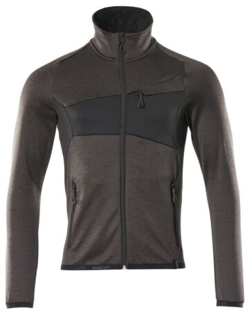 Mascot 18103-316 Fleecetrui met rits Donkerantraciet/Zwart