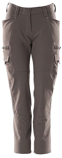 Mascot 18178-511 Dames Broek met dijbeenzakken Donkerantraciet