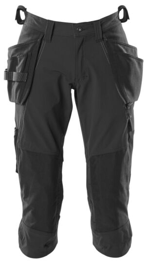 Mascot 18249-311 Driekwart broek met spijkerzakken Zwart