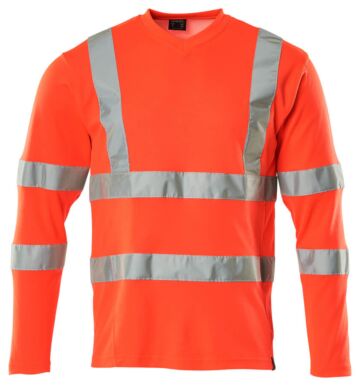 Mascot 18281-995 T-shirt lange mouwen Hi-Vis Rood