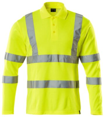 Mascot 18283-995 Poloshirt lange mouwen Hi-Vis Geel