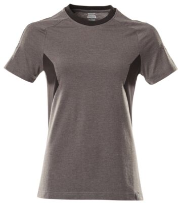 Mascot 18392-959 Dames T-shirt Donkerantraciet/Zwart
