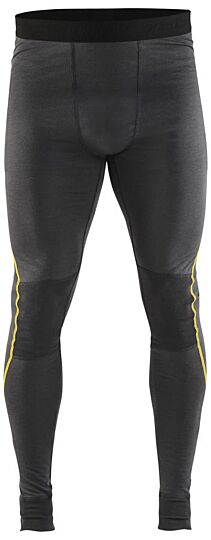 Blåkläder 1844-1734 Lange onderbroek merinowol XLIGHT Donkergrijs/Geel