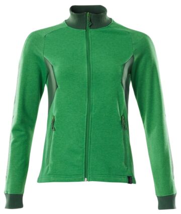 Mascot 18494-962 Dames Sweatshirt met rits Helder Groen/Groen