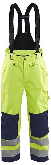 Blåkläder 1867-1977 High Vis shell werkbroek High Vis Geel/Marineblauw