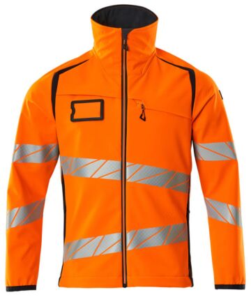 Mascot 19002-143 Softshell jas Hi-Vis Oranje/Donkermarine
