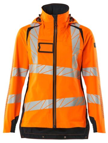 Mascot 19011-449 Dames Shell jas Hi-Vis Oranje/Donkermarine