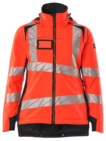 Mascot 19045-449 Dames Winterjas Hi-Vis Rood/Donkermarine