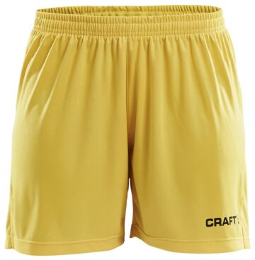 Craft Squad Go Short Solid Dames Sweden Yellow