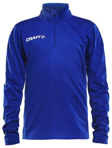 Craft Progress Halfzip Ls Tee Jr Kinderen Club Cobolt