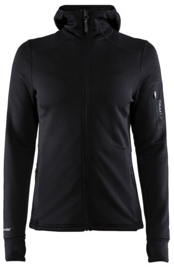 Craft Trict Polartec Hood Dames Black