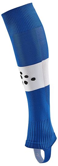 Craft Pro Control Stripe W-O Foot Socks Senior Club Cobolt/White