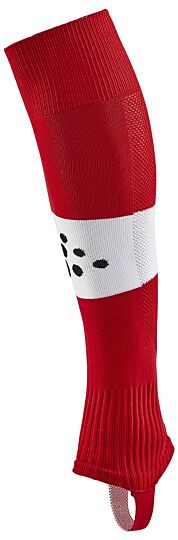 Craft Pro Control Stripe W-O Foot Socks Senior Bright Red/White