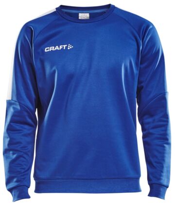 Craft Progress R-Neck Sweater Heren Club Cobolt/White