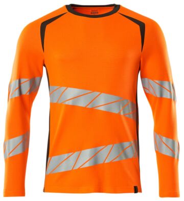 Mascot 19081-771 T-shirt lange mouwen Hi-Vis Oranje/Donkerantraciet