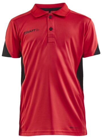 Craft Pro Control Impact Polo Jr Kinderen Bright Red/Black