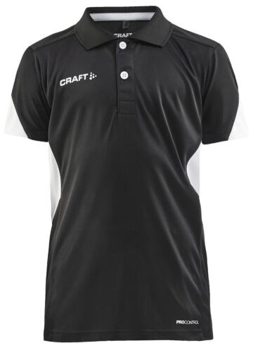 Craft Pro Control Impact Polo Jr Kinderen Black/White